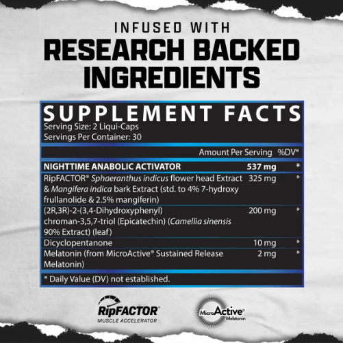 Nutrex Research Anabol Nighttime | 60 Cápsulas