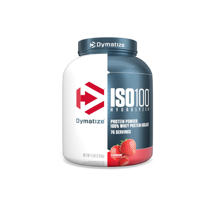 ISO100 5 LB DYMATIZE -- Proteína Muscular Rápida y Eficaz para Crecimiento Muscular sin Lactosa y Grasa
