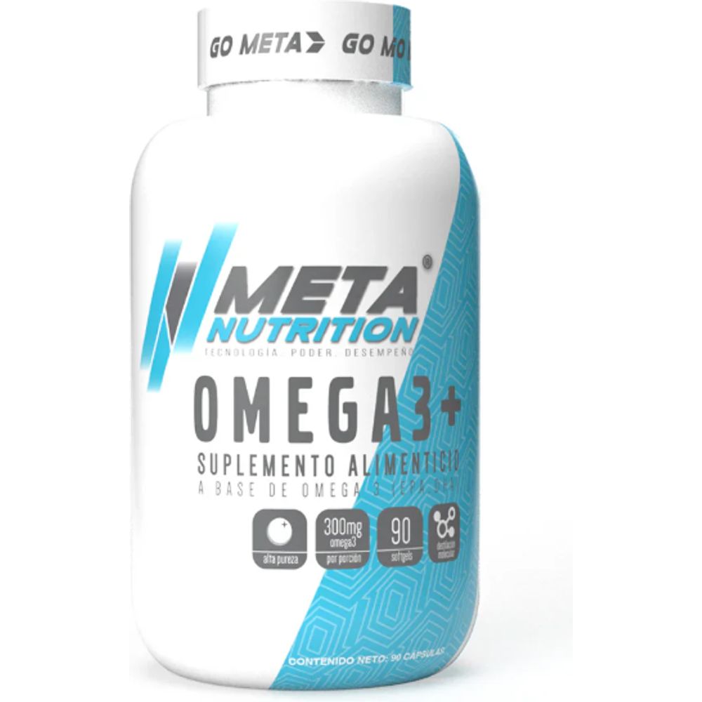Meta Nutrition Omega 3+ 90 cápsulas - imagen principal normalizada