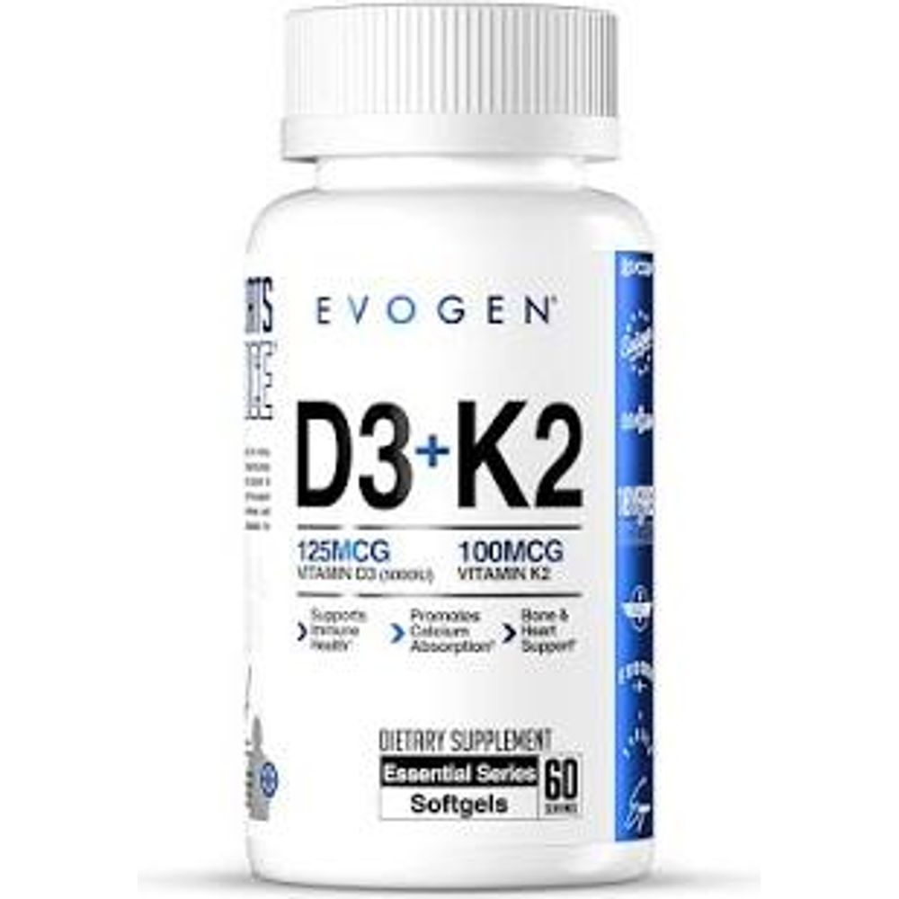 Evogen D3 + K2 60 Softgels - imagen principal normalizada
