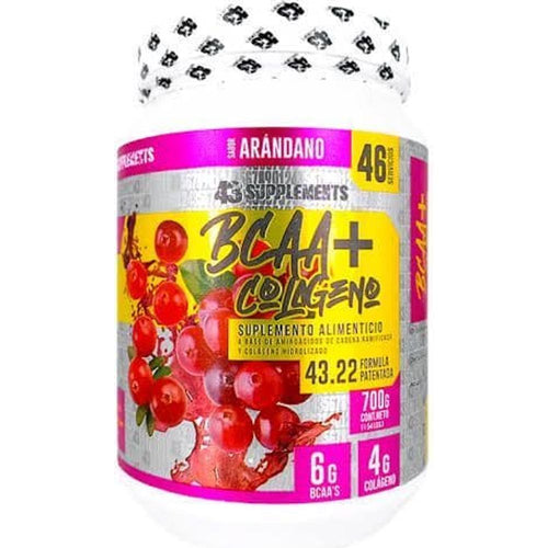 43 Supplements BCAA + Colágeno + Ácido Fólico 700 g - imagen principal normalizada