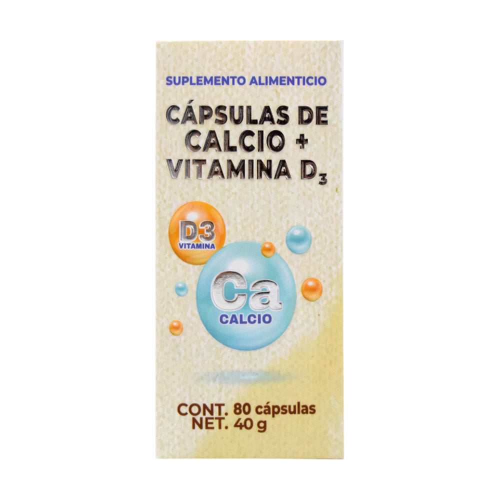Vidanat Calcio + Vitamina D3 | 80 Cápsulas — imagen principal normalizada