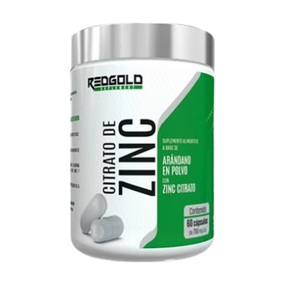 RedGold Naturals Citrato de Zinc | 60 Cápsulas — imagen principal normalizada