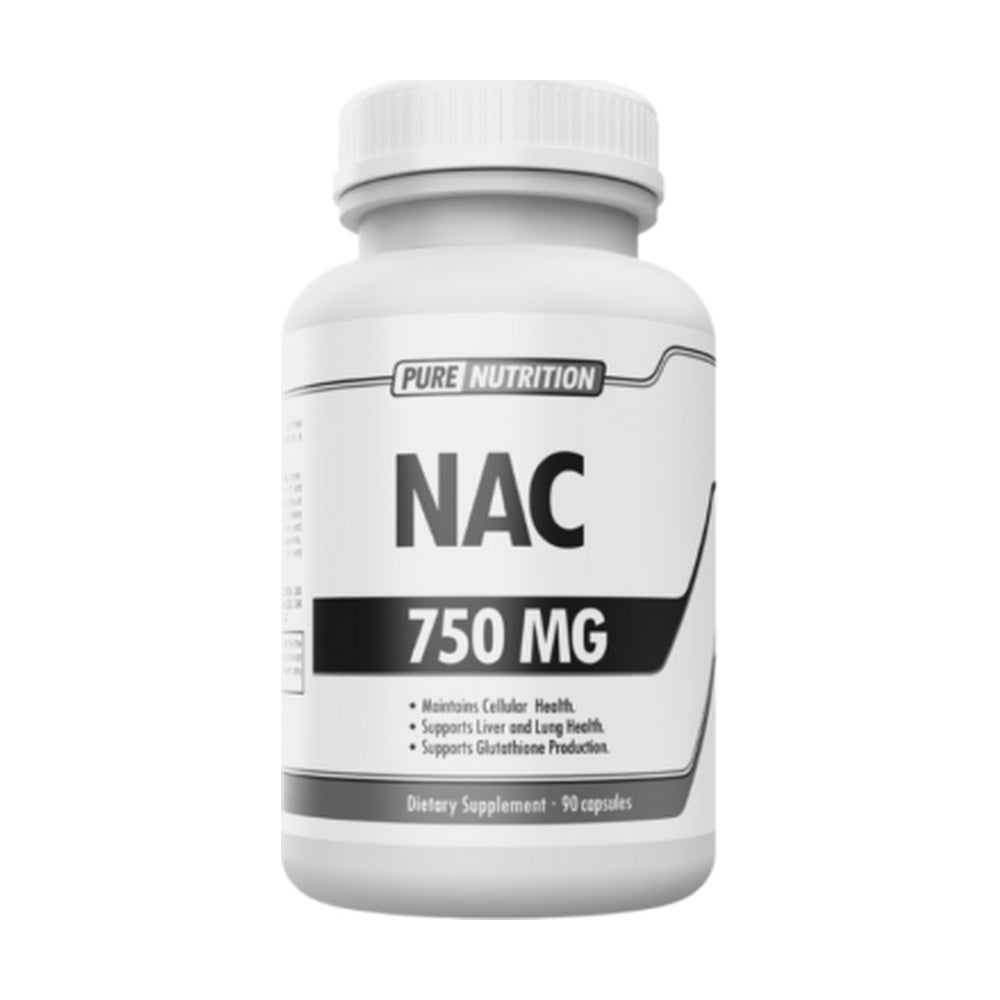 Pure Nutrition NAC | 750 mg | 90 Cápsulas — imagen principal normalizada