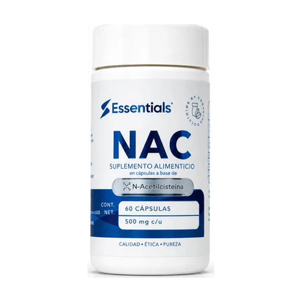 Essentials NAC | 500 mg | 60 Cápsulas — imagen principal normalizada