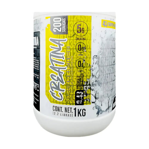 43 Supplements Creatina Monohidratada | 2.2 lb | 200 Servicios — imagen principal normalizada