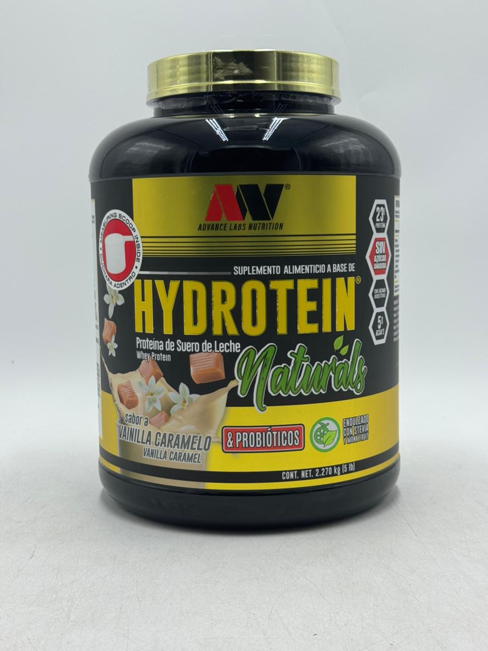 Advance Nutrition Hydrotein Naturals + Probióticos 5 lb | 65 Porciones