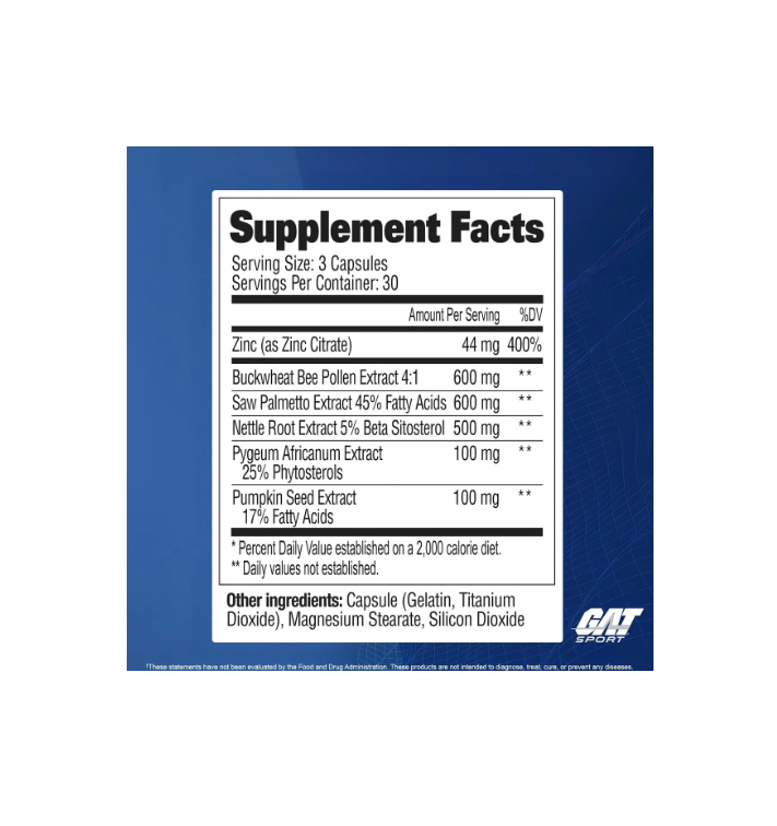 GAT Sport Testrol Prostata | 90 Cápsulas
