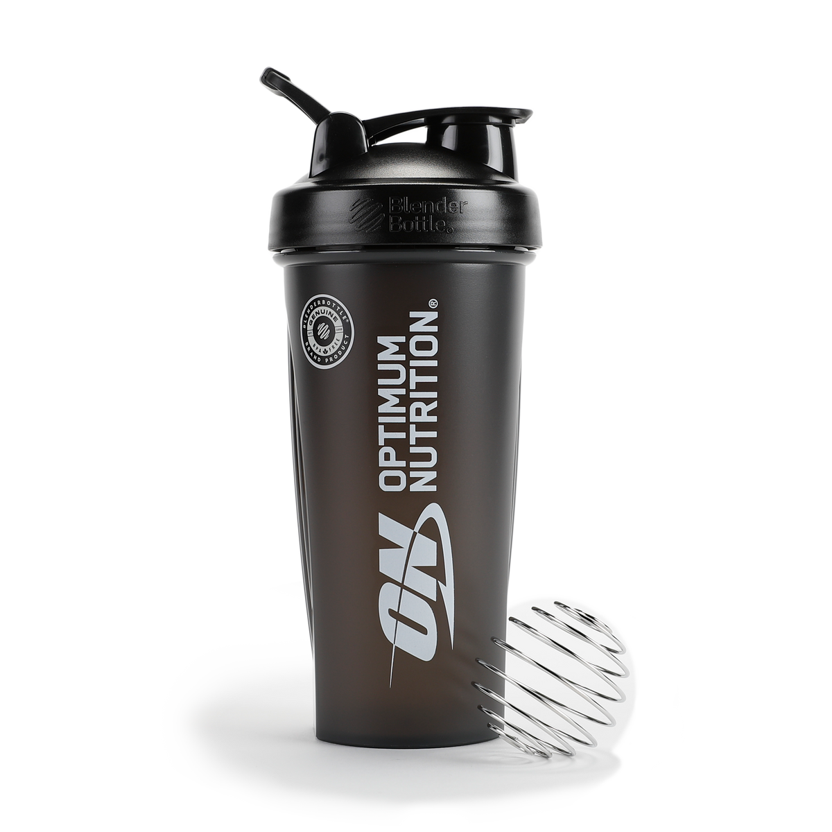 Optimum Nutrition Shaker negro 28 oz 828 ml - frente