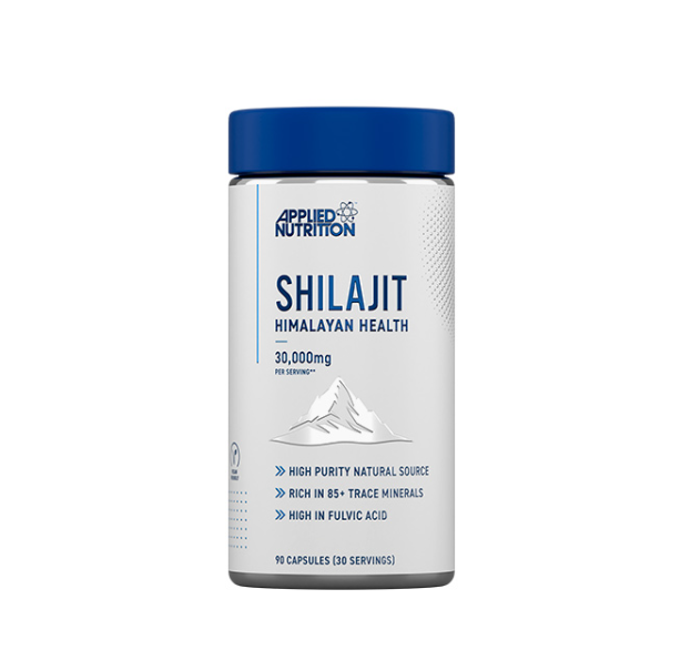 Shilajit 30,000 MG 90 Cápsulas Applied Nutrition Himalaya Health Extracto Natural para Energía y Vitalidad