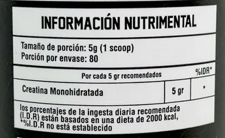 BlackBear Creatine Monohydrate | 80 Servicios