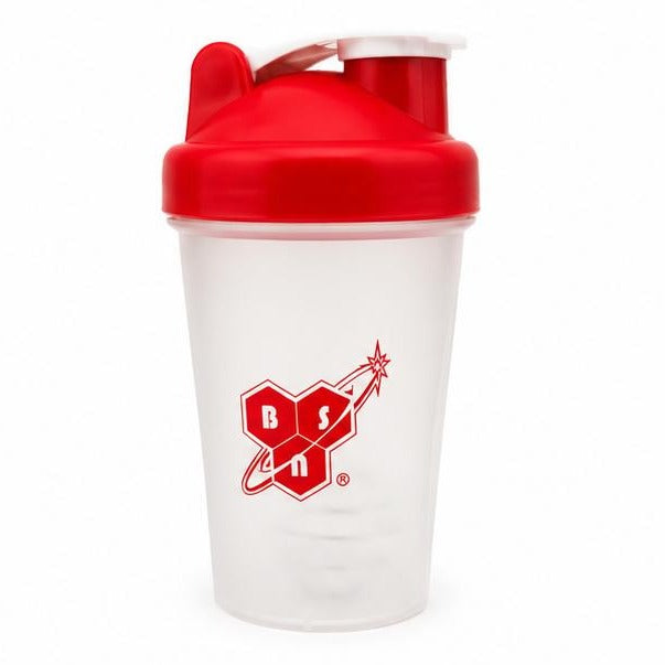 BSN Shaker | Transparente con Rojo | 400 ml
