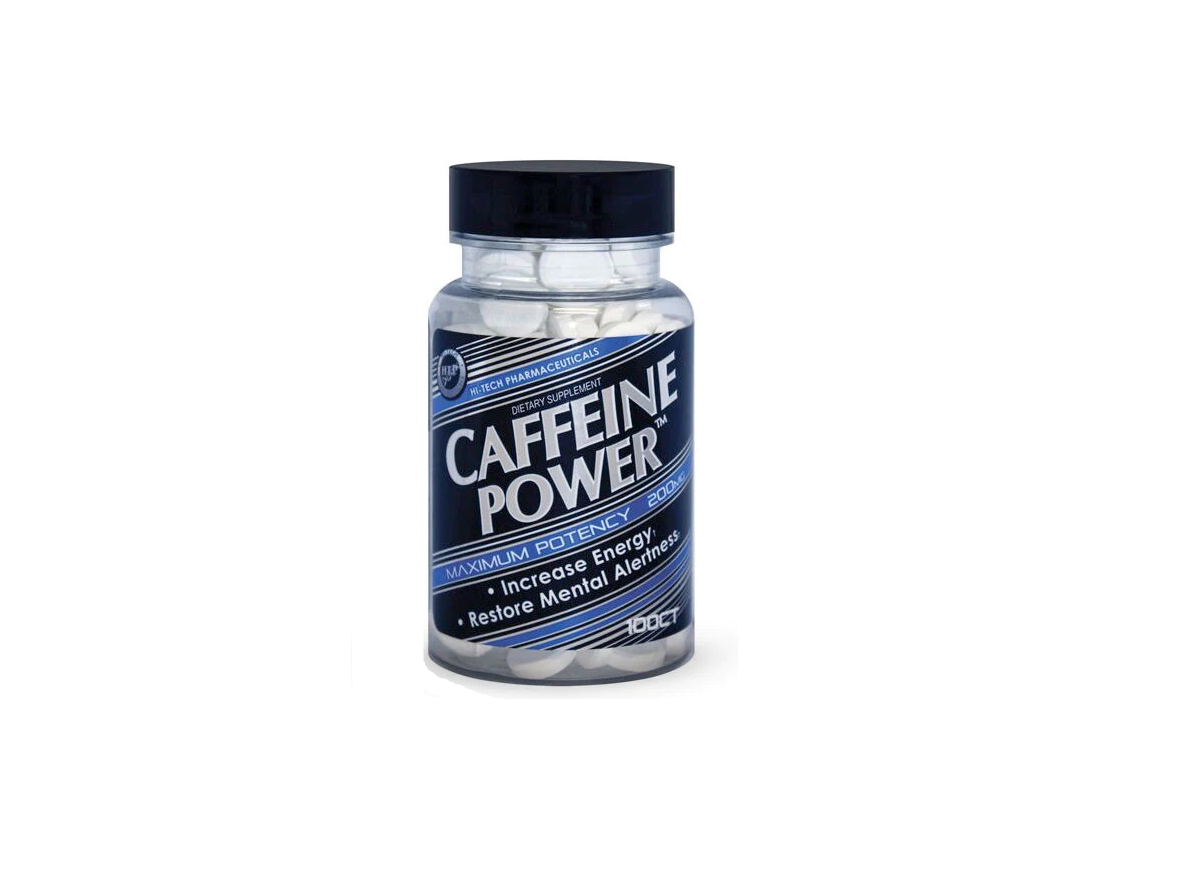 Hi-Tech Pharmaceuticals Caffeine Power | 200 mg | 100 Tabletas