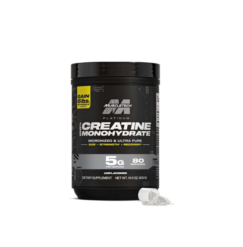 MuscleTech Platinum 100% Creatine | 80 Servicios