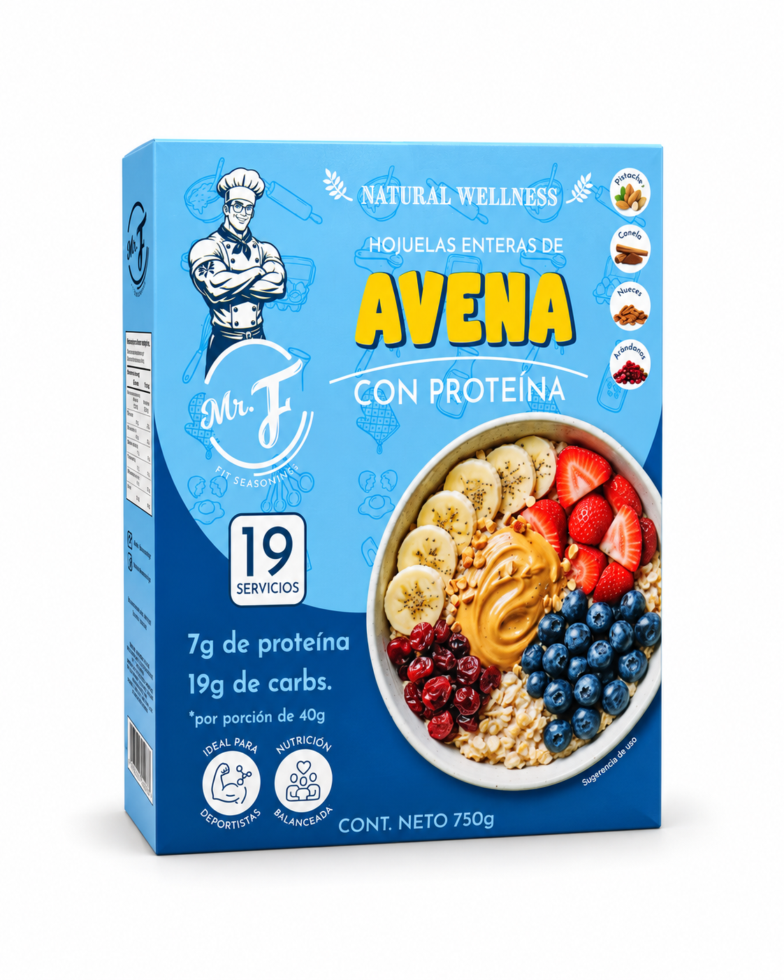MR F Avena | 750 g | 19 Servicios