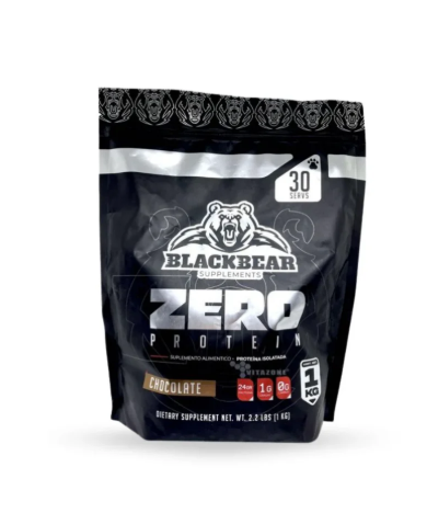 BlackBear Zero Protein Bolsa 1 kg | 30 Porciones