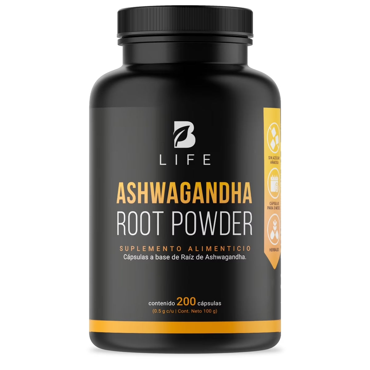 B Life Ashwagandha | 500 mg | 200 Cápsulas