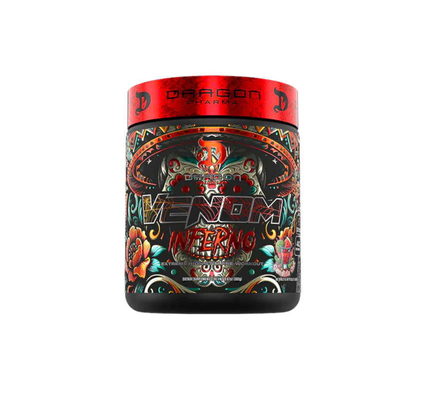 VENOM INFERNO 40 SERV  -- preentreno en polvo formulado para adultos físicamente activos que buscan complementar su rutina antes de sesiones de entrenamiento