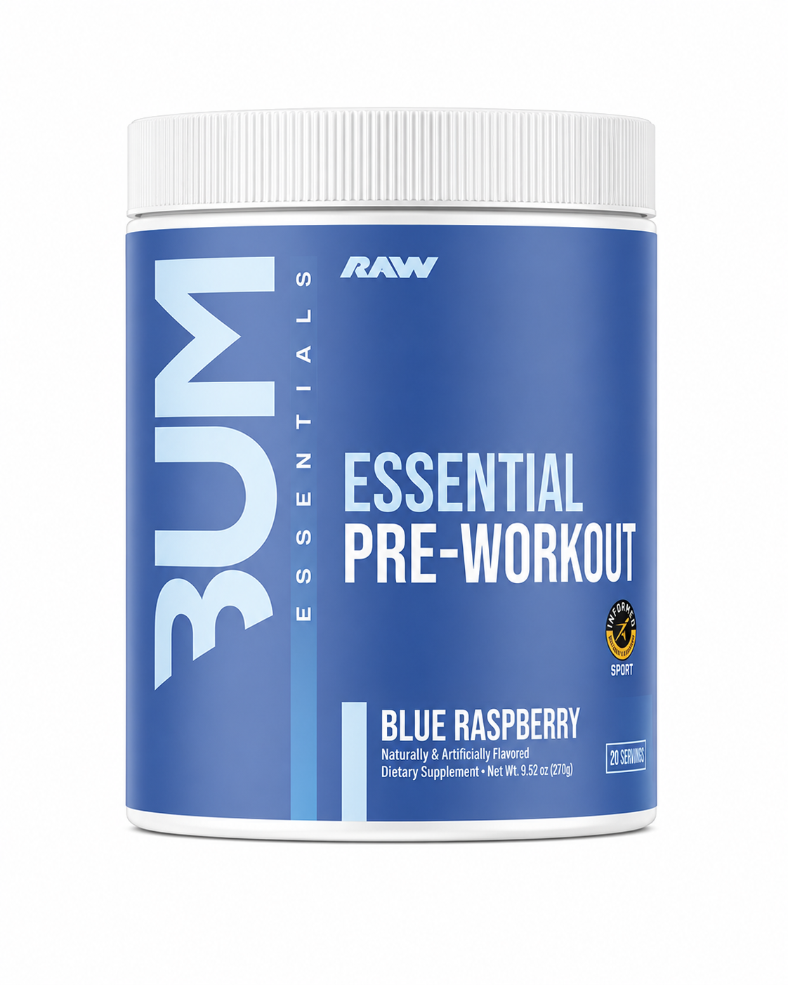 CBUM Essential Pre-Workout | 20 Servicios | Blue Raspberry