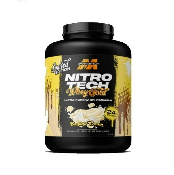 MuscleTech Nitro-Tech Whey Gold | 5 lb | 24 g de Proteína