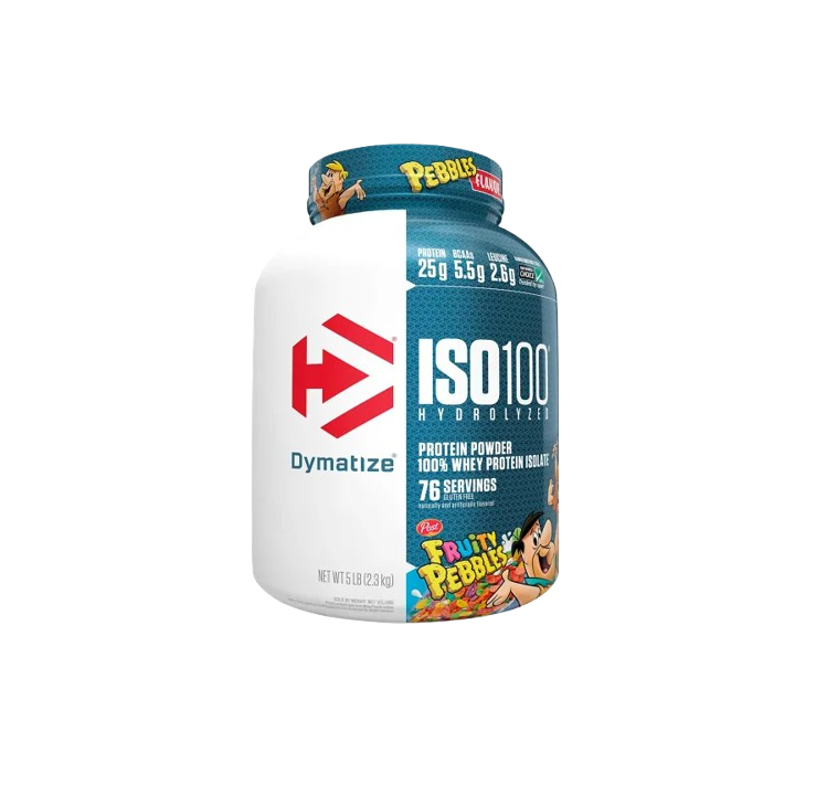 ISO100 5 LB DYMATIZE -- Proteína Muscular Rápida y Eficaz para Crecimiento Muscular sin Lactosa y Grasa