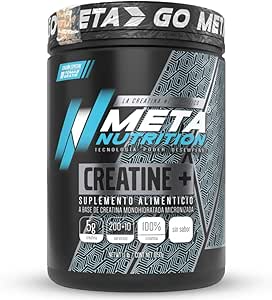 Meta Nutrition Creatine+ | 1 kg | 210 Servicios | Sin Sabor
