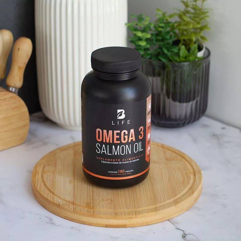 B Life Omega 3 Salmon Oil 180 cápsulas - imagen de producto