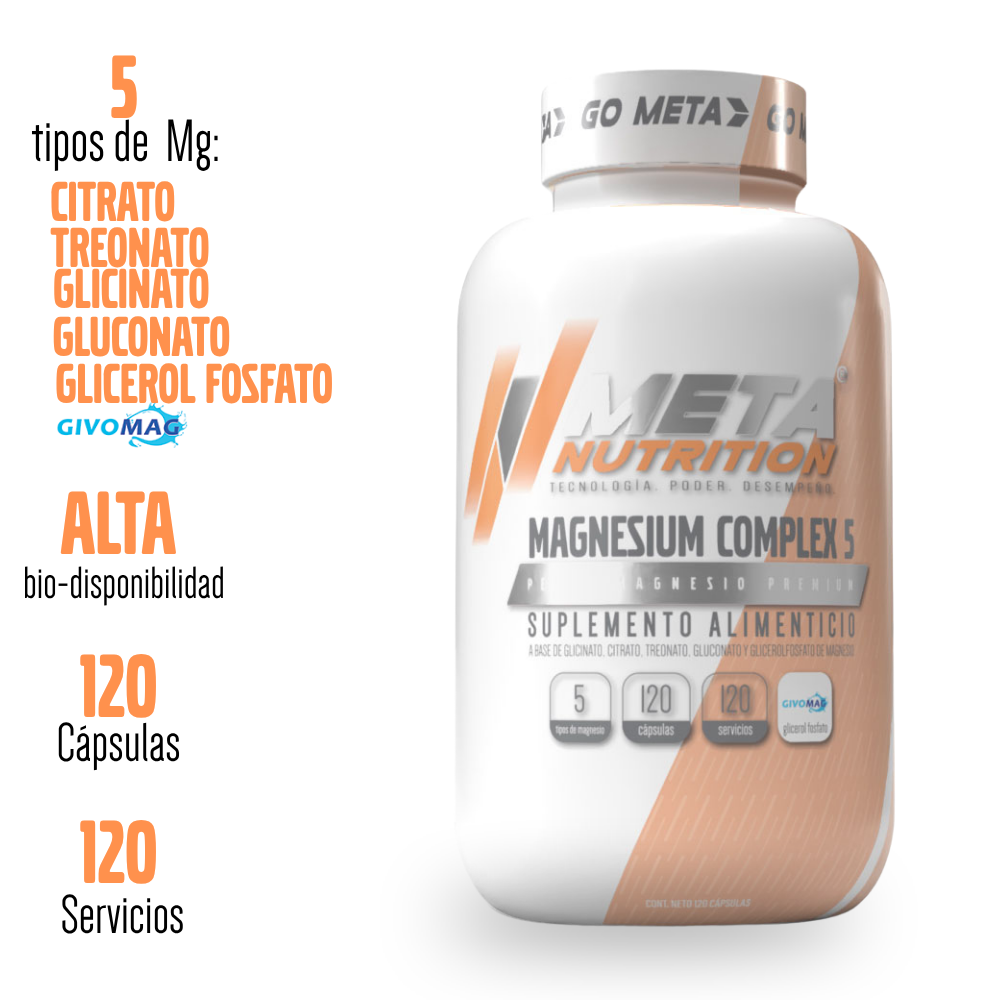 Meta Nutrition Magnesium Complex 5 - imagen informativa