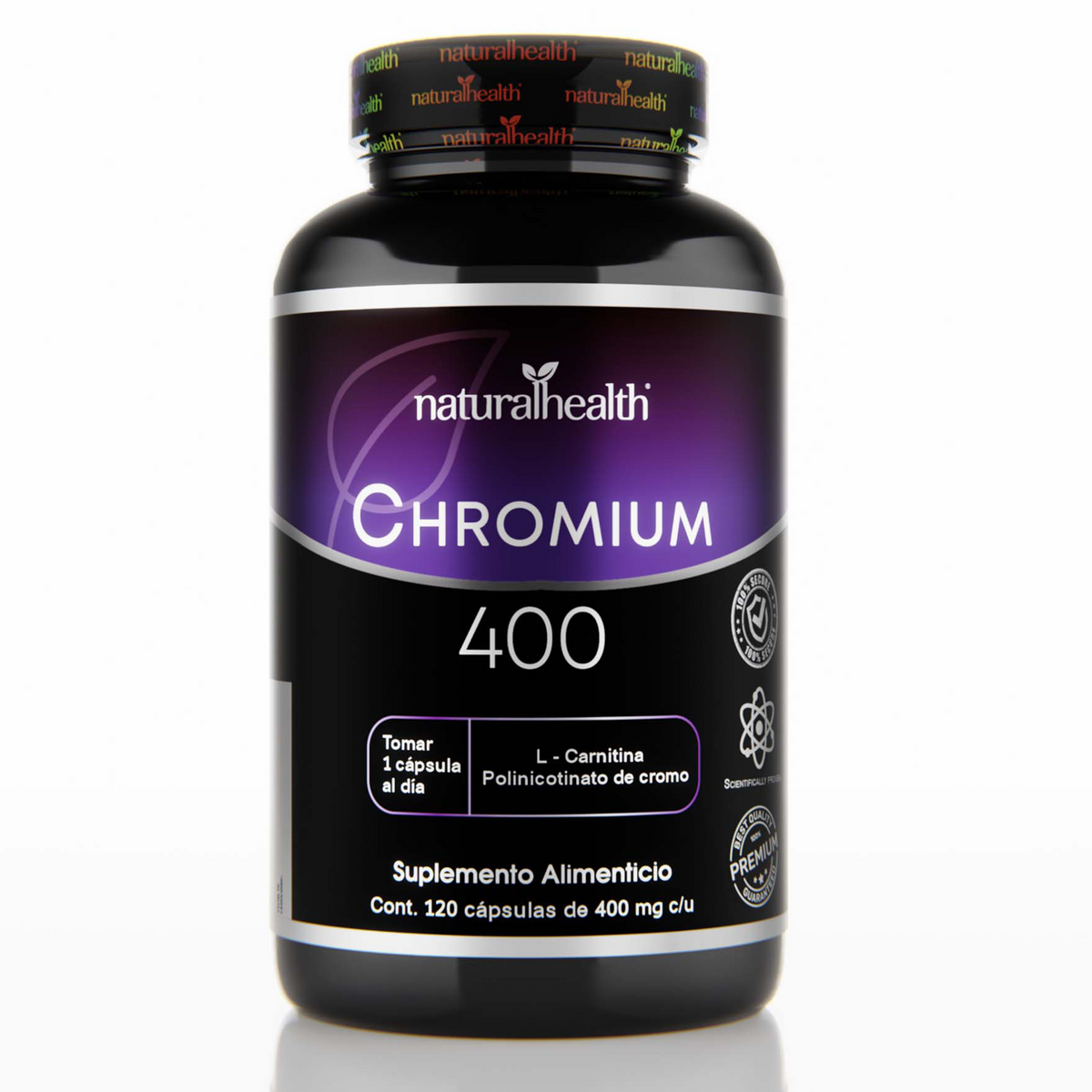 Natural Health Chromium 400 - frente