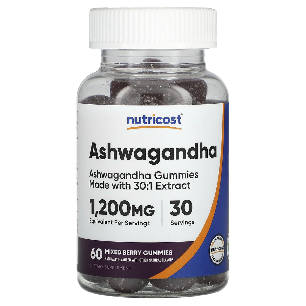 Nutricost Ashwagandha Gummies 60 gomitas - frente