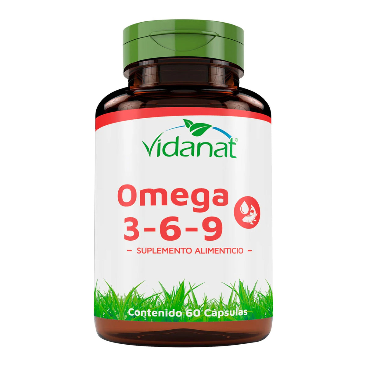 Vidanat Omega 3-6-9 60 cápsulas - frente