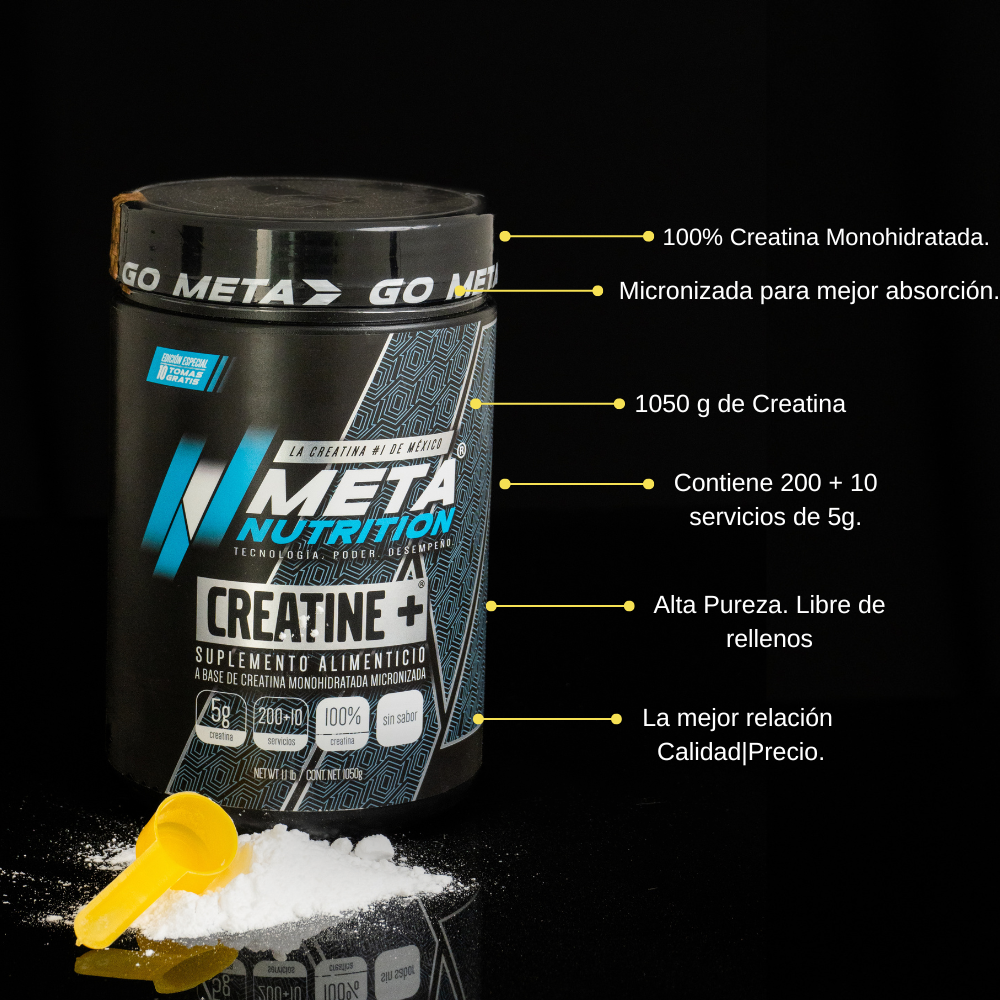 Meta Nutrition Creatine+ 1 kg - imagen de producto