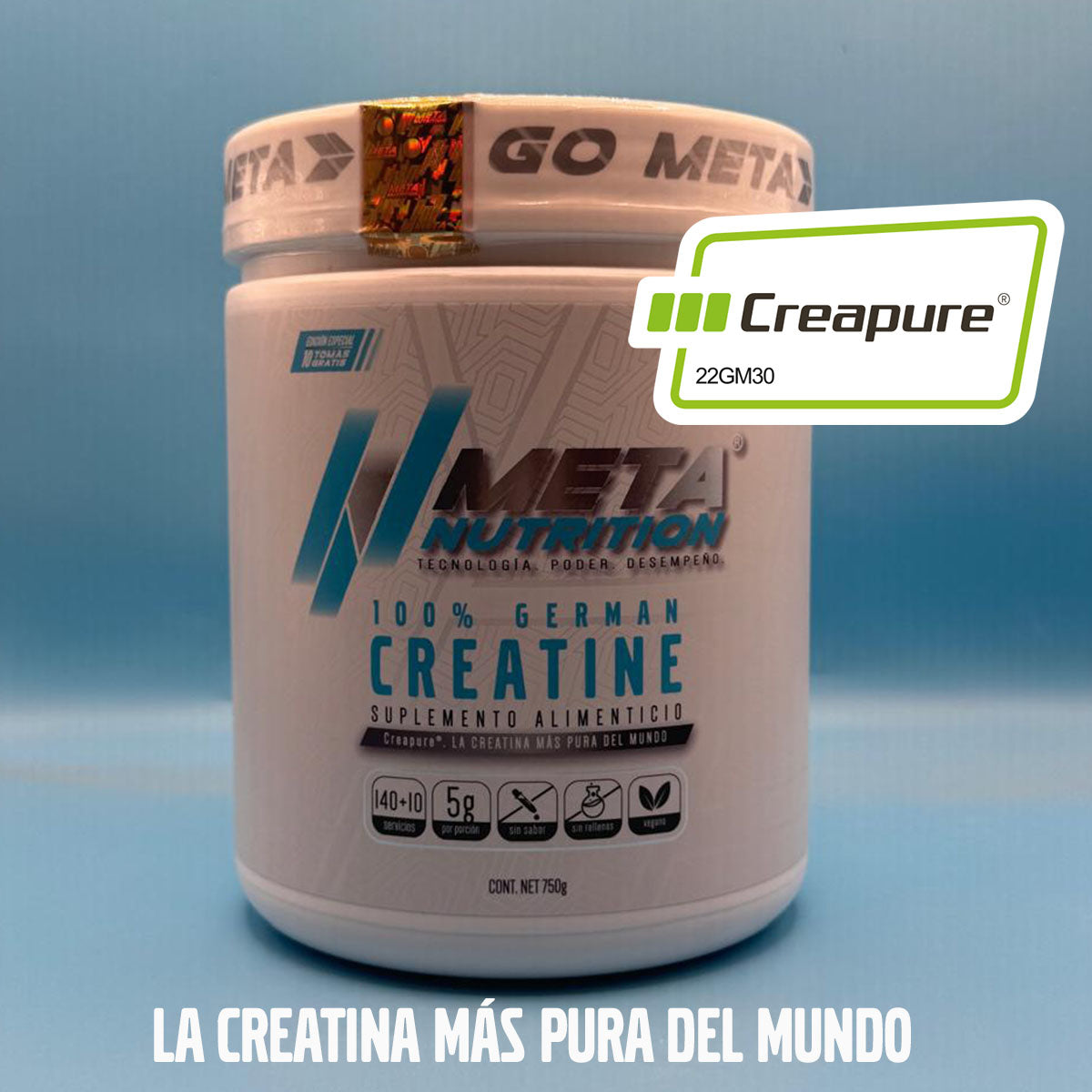 Meta Nutrition German Creapure 150 servicios - imagen informativa