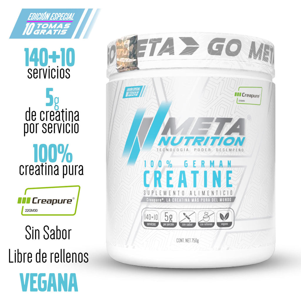Meta Nutrition German Creapure 150 servicios - diseño