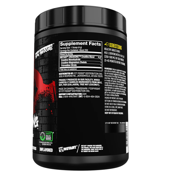 Mutant CreaKong 250 servicios - reverso