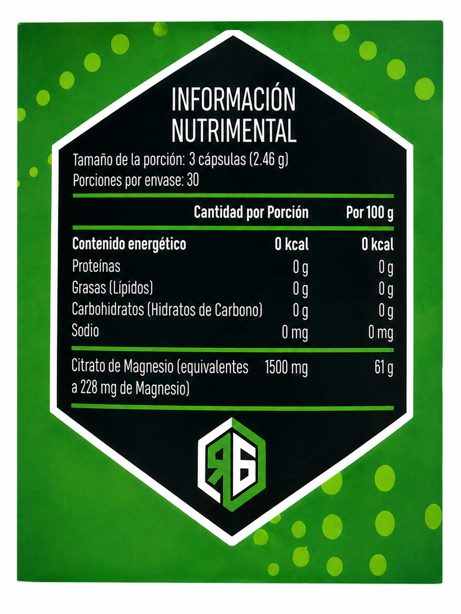 RedGold Naturals Citrato de Magnesio | 90 Cápsulas | 30 Porciones - imagen 5