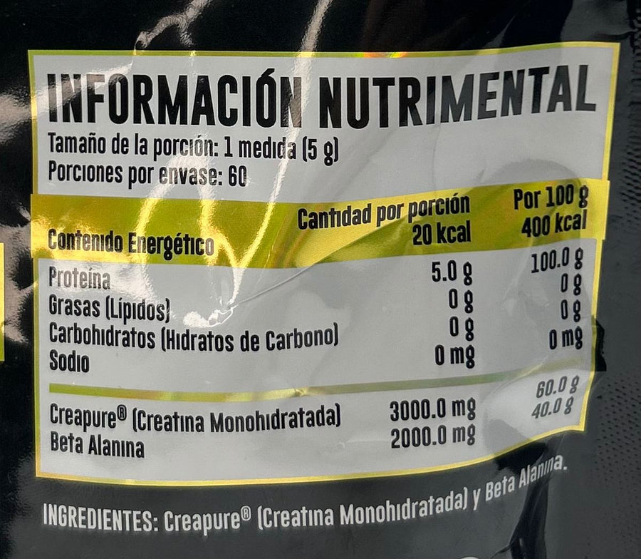 Advance Nutrition Creapure + Beta-Alanina | 60 Servicios - imagen 5