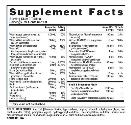 Evogen Evovite | Multivitamínico | 60 Cápsulas - imagen 5