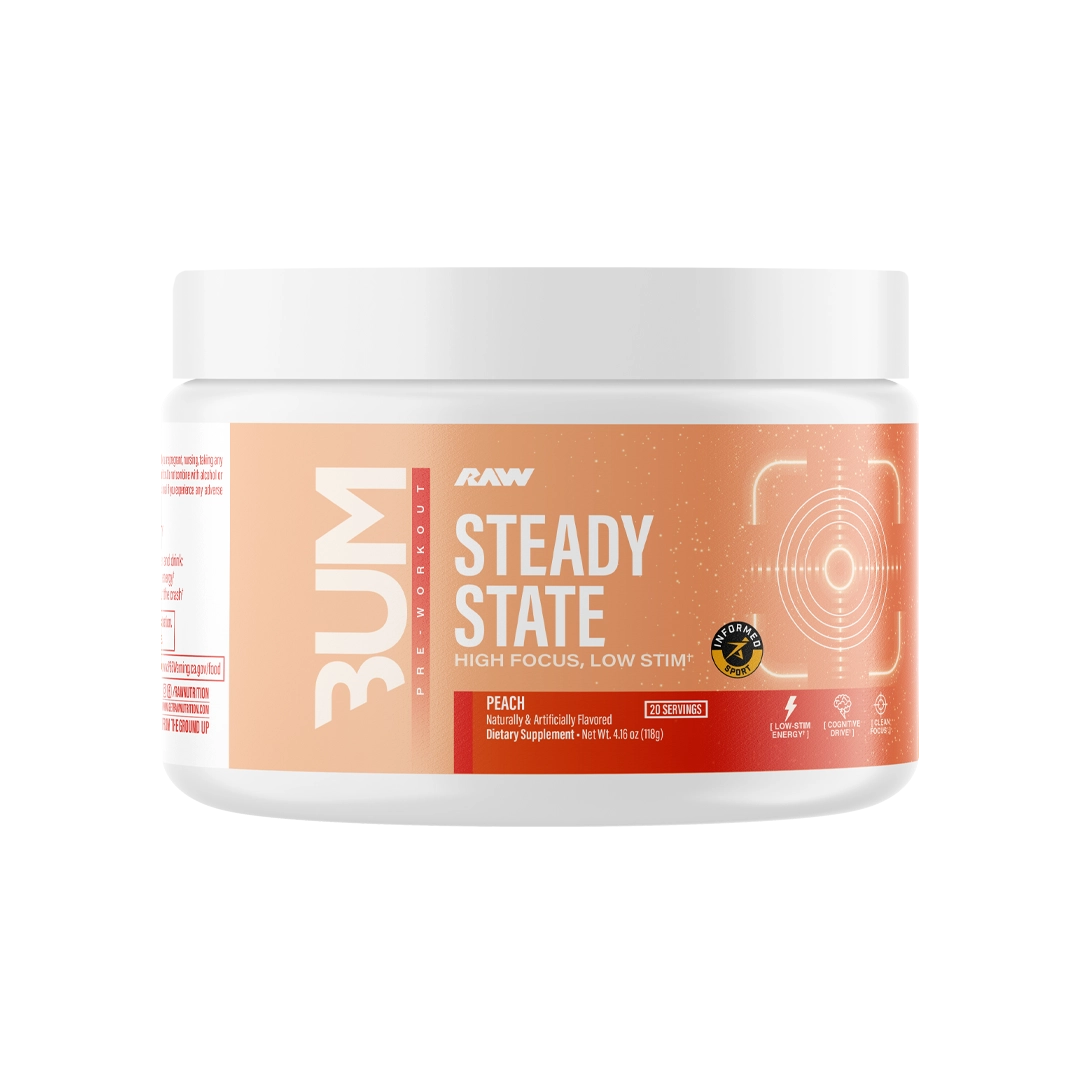 RAW Steady State Peach 20 servicios - frontal