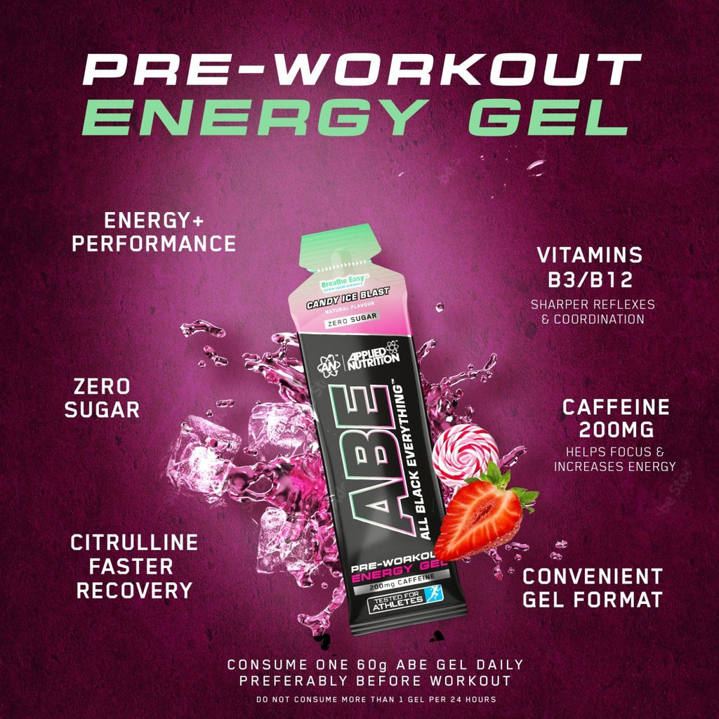 ABE Pre-Workout Gel Candy Ice Blast - imagen de apoyo
