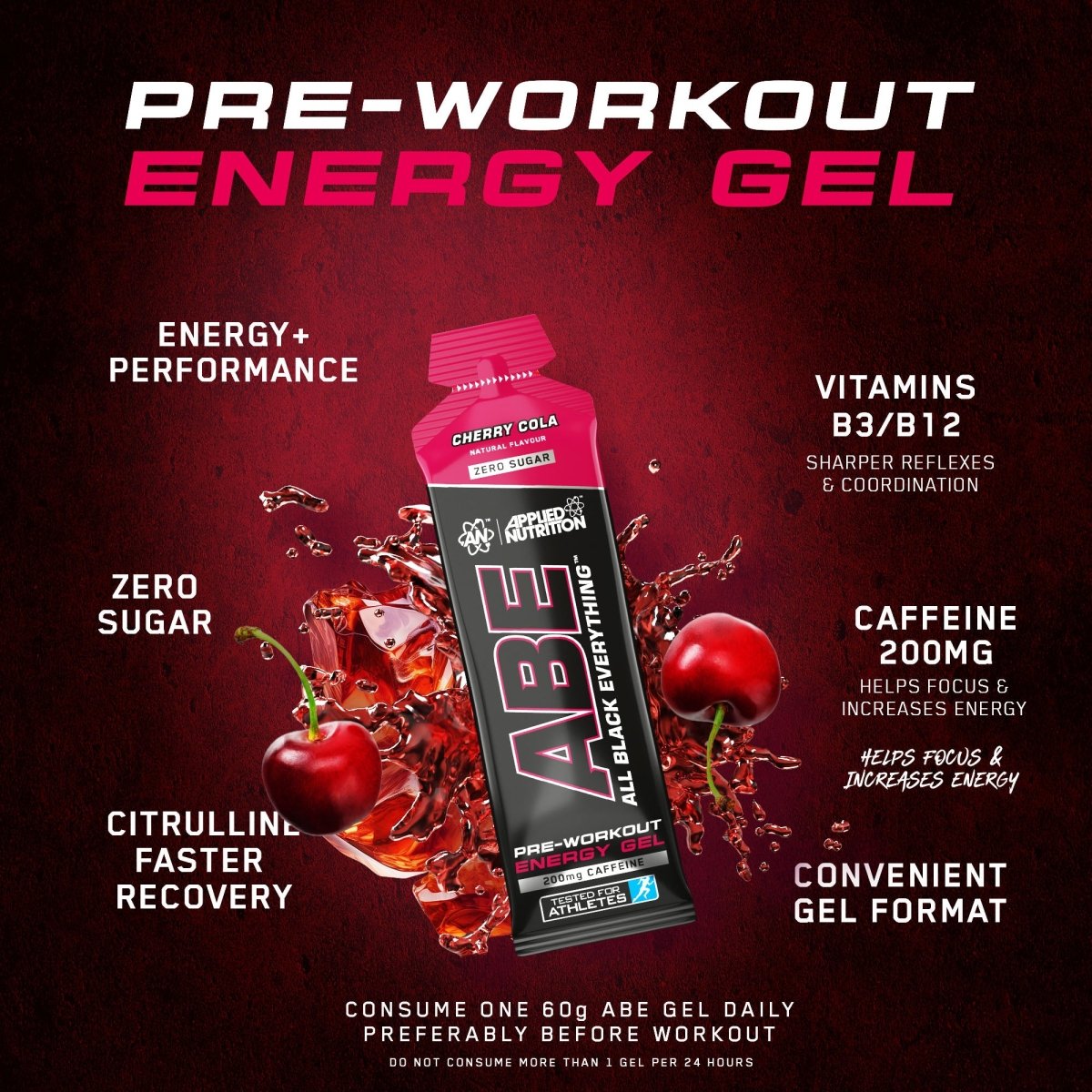 ABE Pre-Workout Gel Cherry Cola - imagen de apoyo