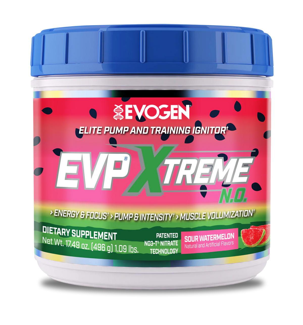 Evogen EVP Xtreme Sour Watermelon 40 servicios - frontal