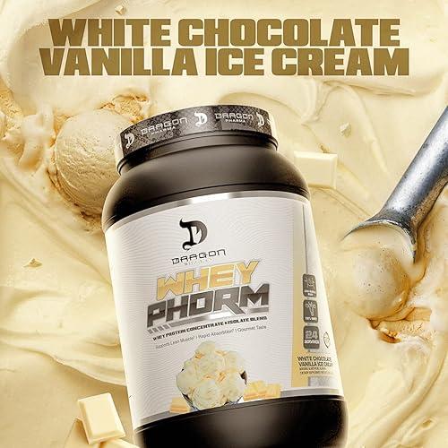 Dragon Pharma Wheyphorm White Chocolate Vanilla 2 lb - imagen de sabor