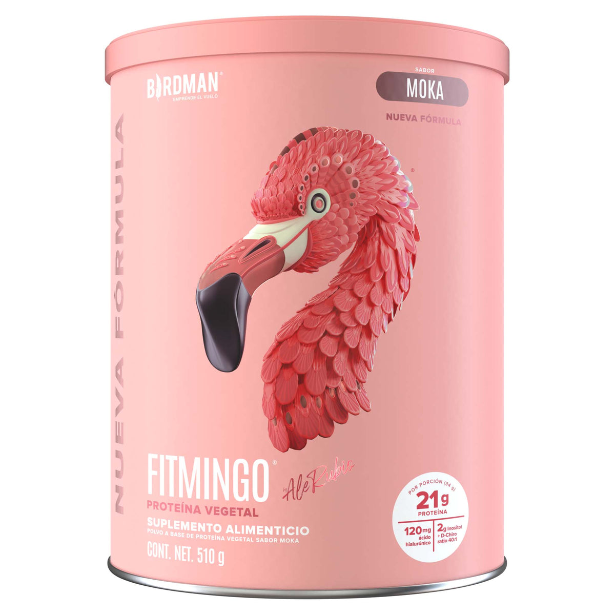 Birdman Fitmingo Moka 510 g nueva fórmula - frontal