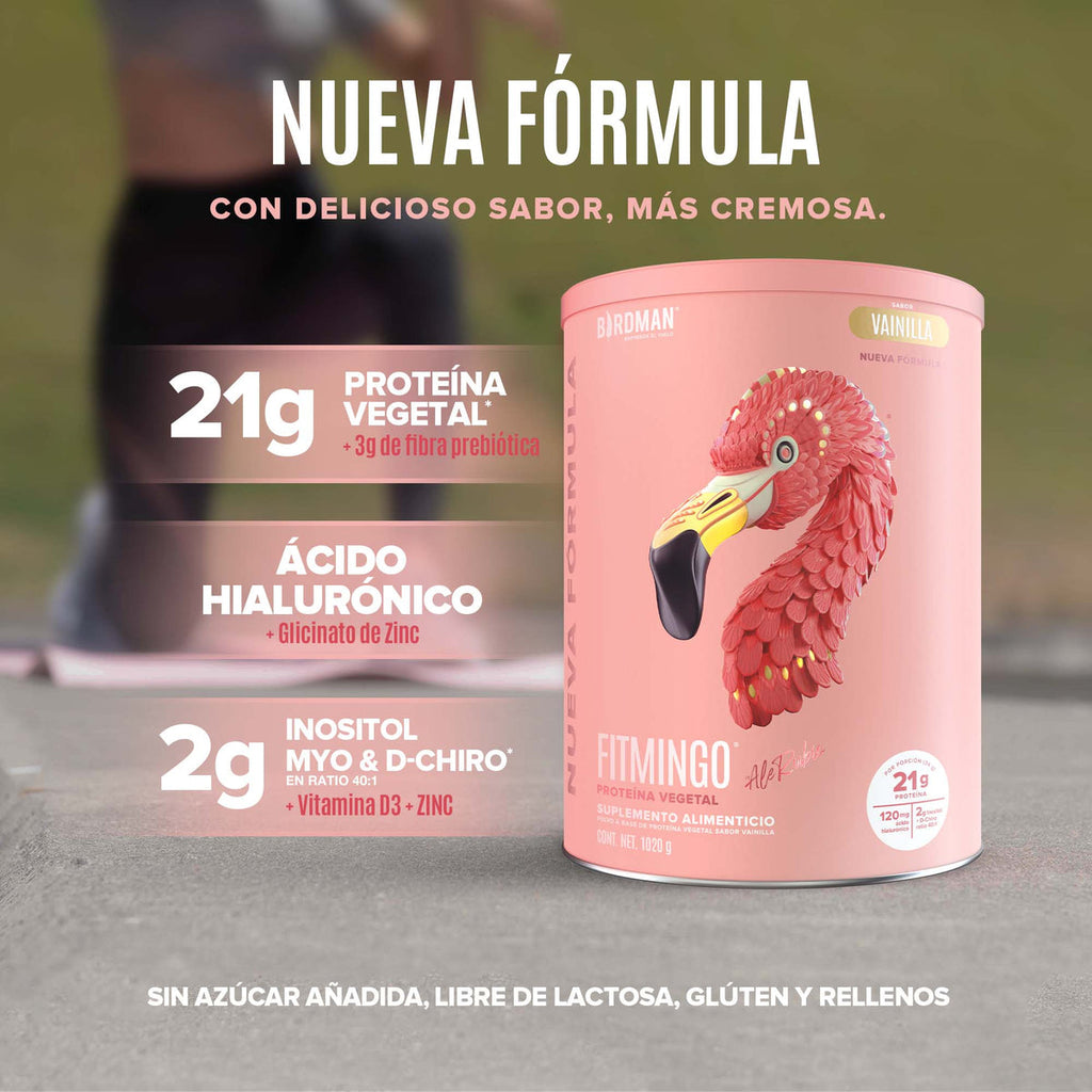 Birdman Fitmingo Vainilla 1.02 kg - información de nueva fórmula