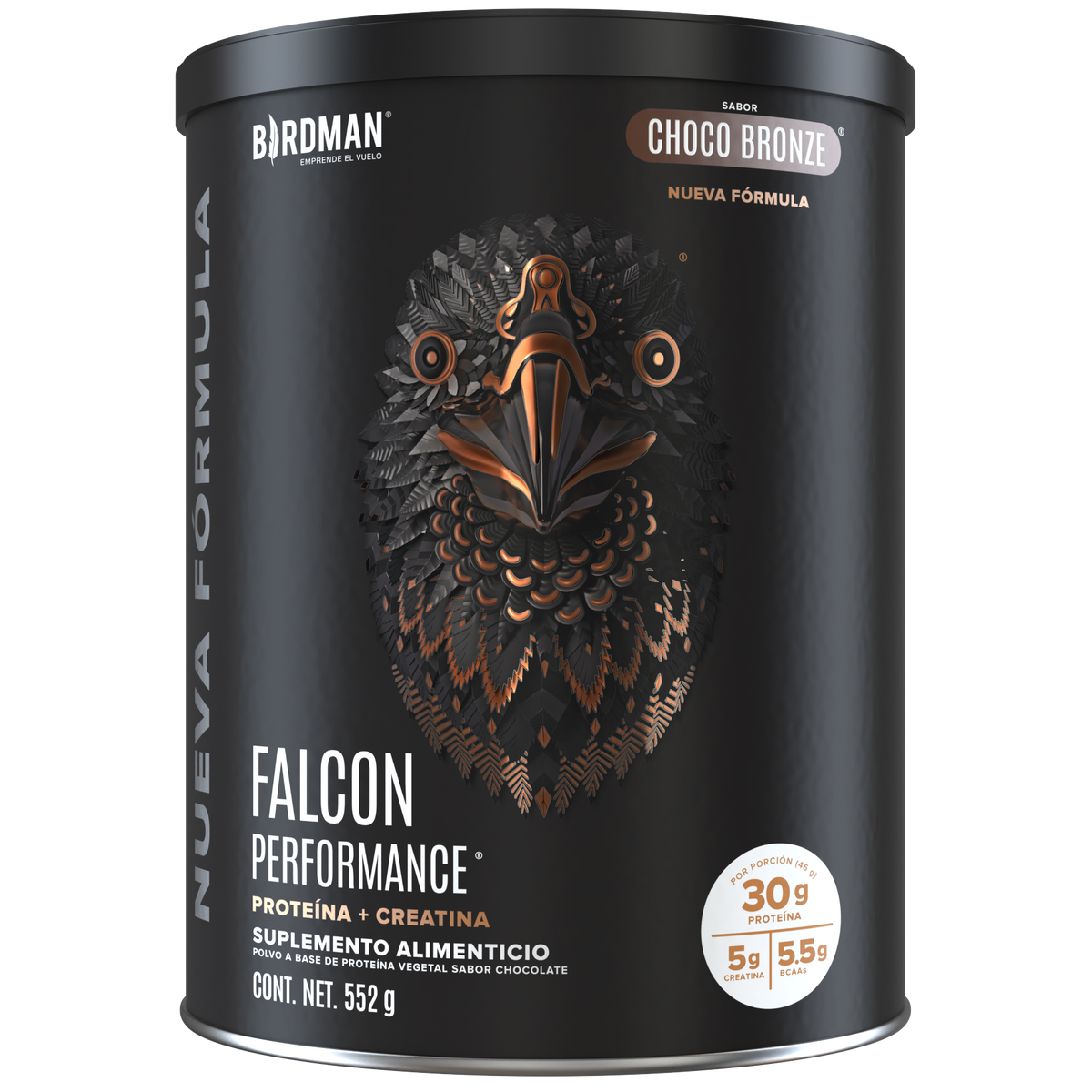 Birdman Falcon Performance Choco Bronze 552 g - frontal