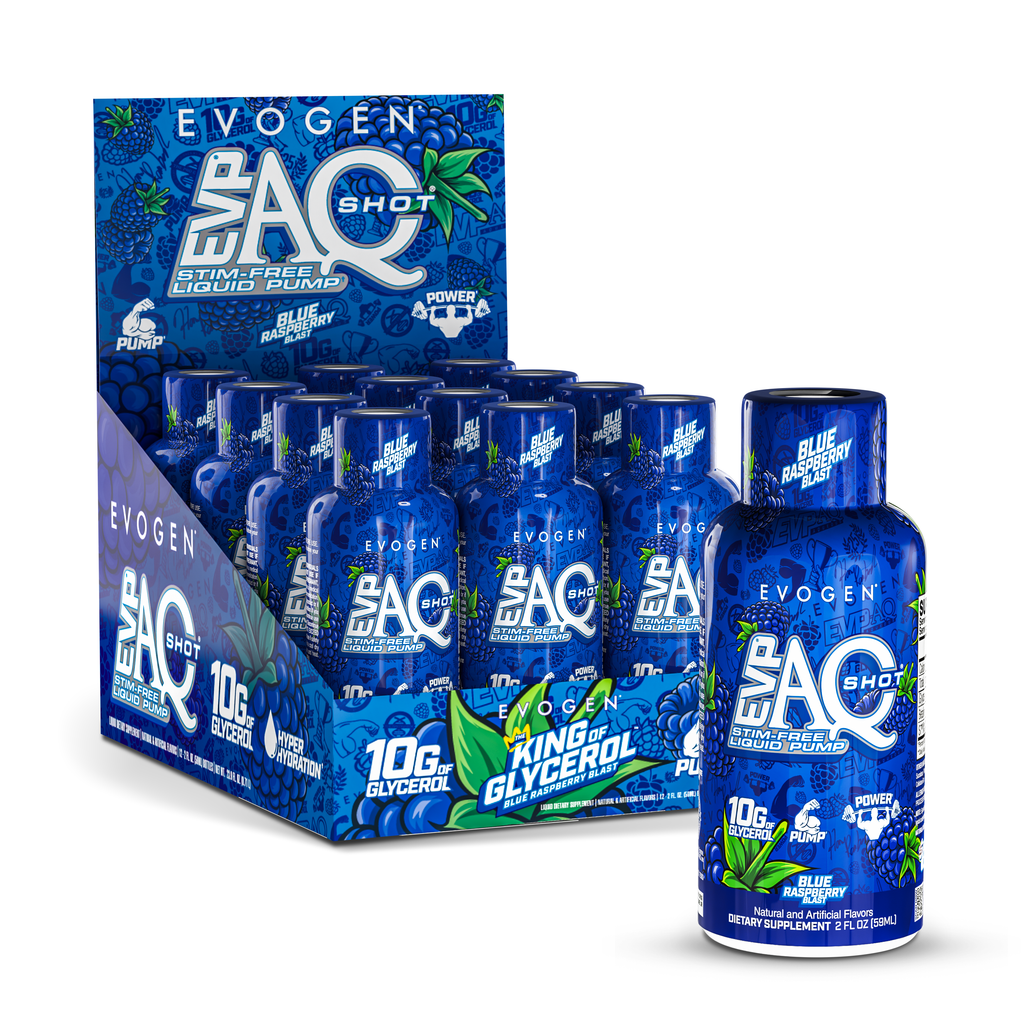 Evogen EVP AQ Shot Blue Raspberry Blast - presentación