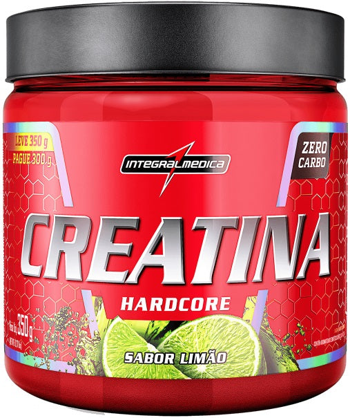 Integralmédica Creatina Hardcore 350 g Limón - frontal