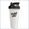 Insane Labz shaker blanco con tapa negra