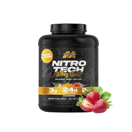 MuscleTech Nitro-Tech Whey Gold | 5 lb | 24 g de Proteína